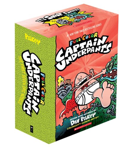 Captain Underpants Full Color Edition (Box of 7 Books)